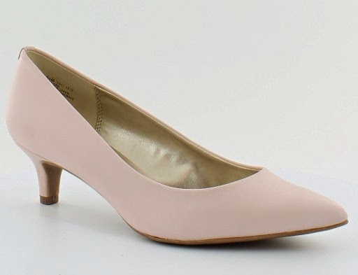 pale pink kitten heels