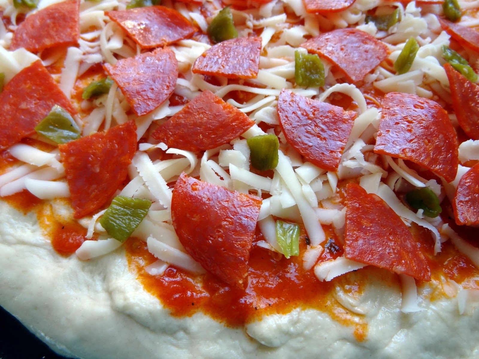 Miss Mochi's Adventures Hatch Chile Pepperoni Pizza