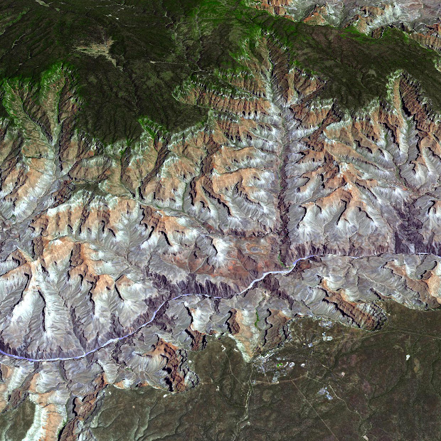 Arizona's Grand Canyon as viewed by NASA's Terra satellite