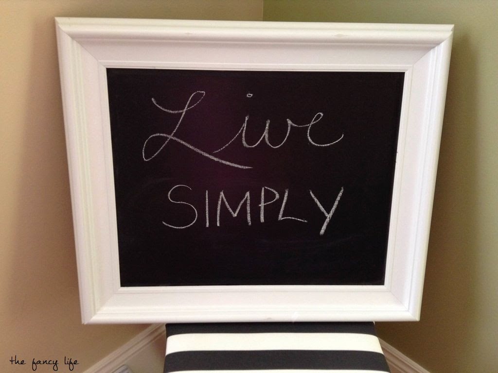 the fancy life Mirror Into a Chalkboard
