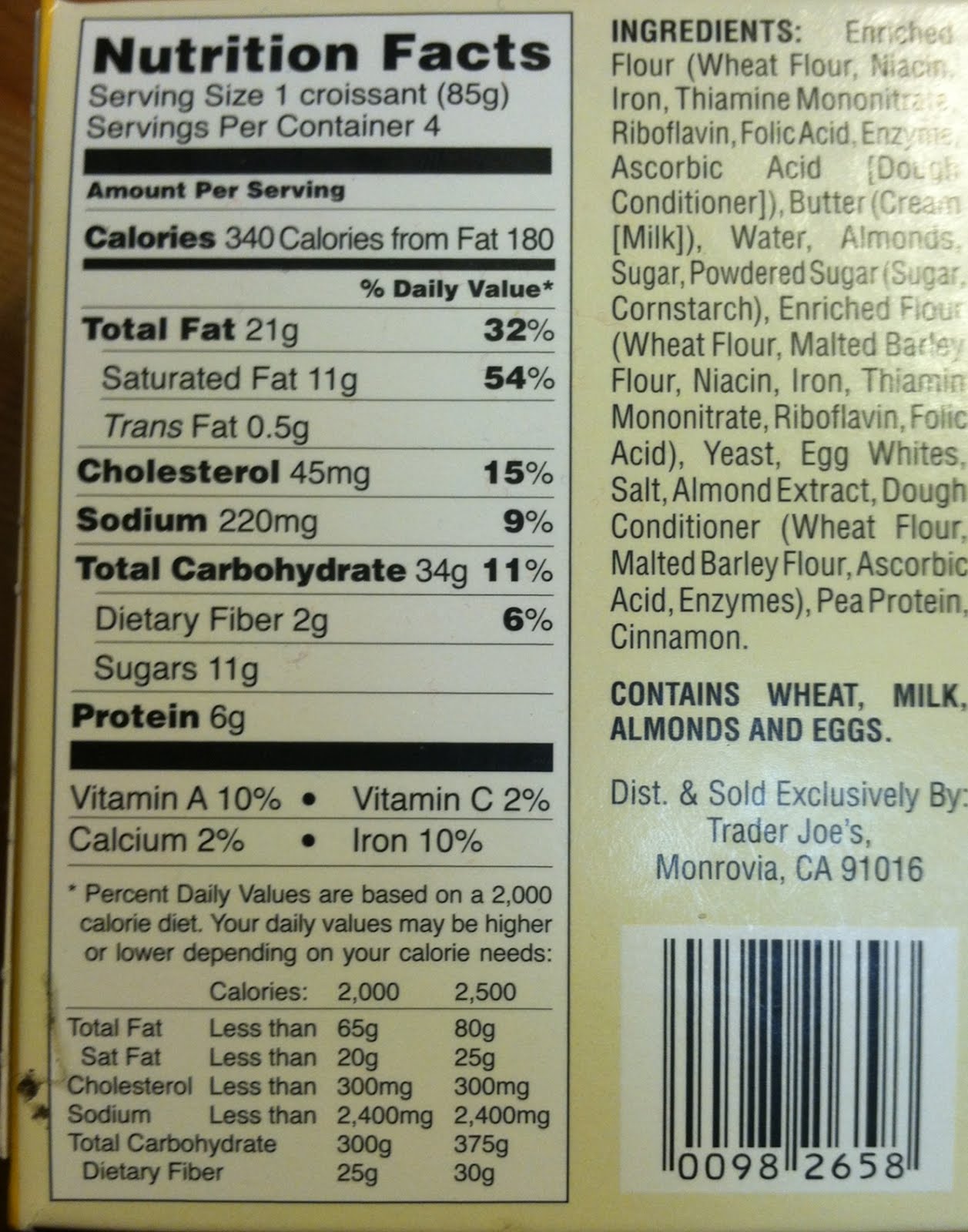 What's Good at Trader Joe's? Trader Joe's Almond Croissants