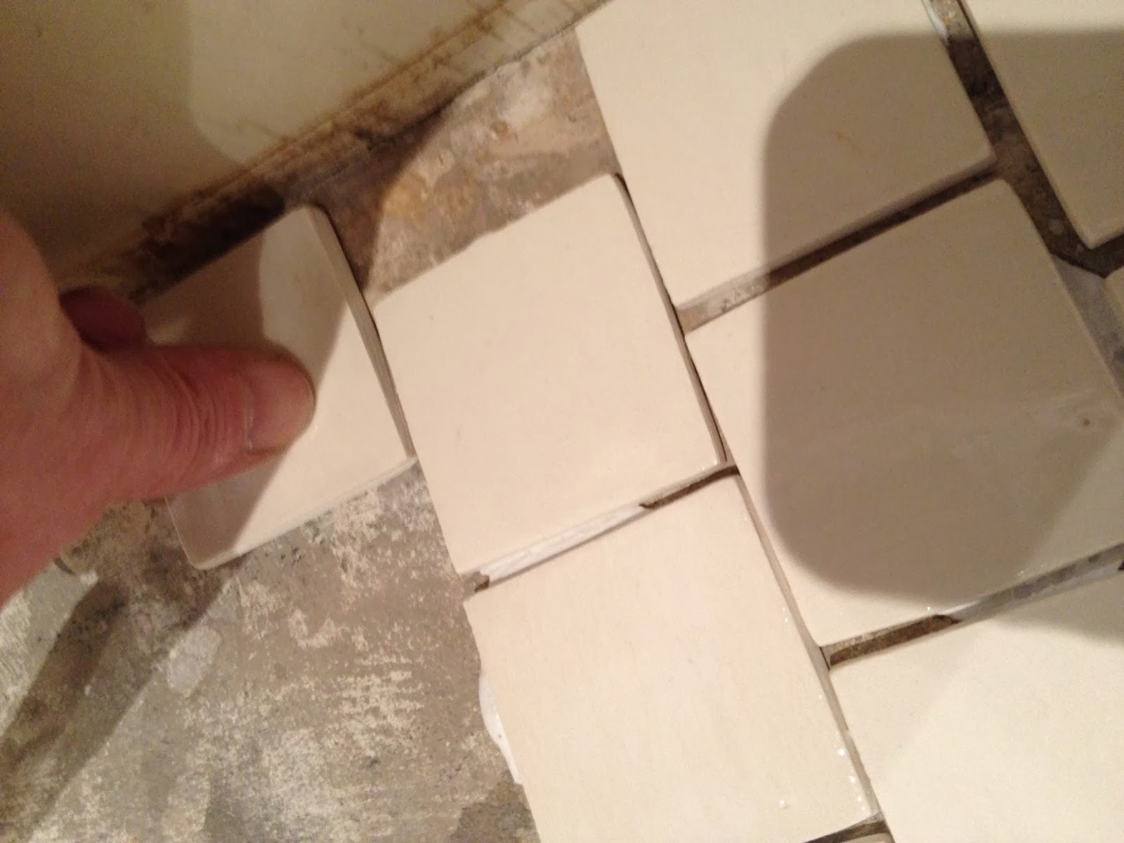 Ask Me Studio Laying Tile Under Appliances