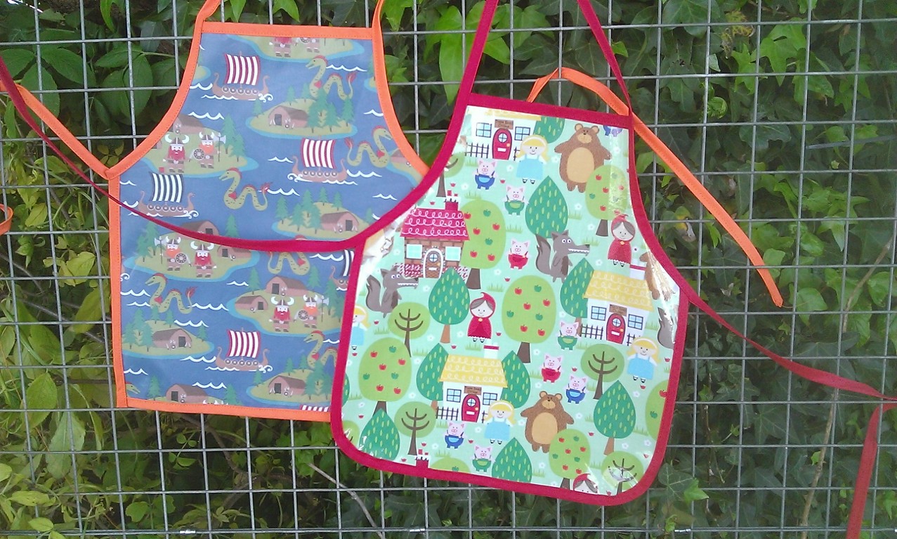 The Eternal Maker Crafts Childrens Wipe Clean Apron using Lamifix