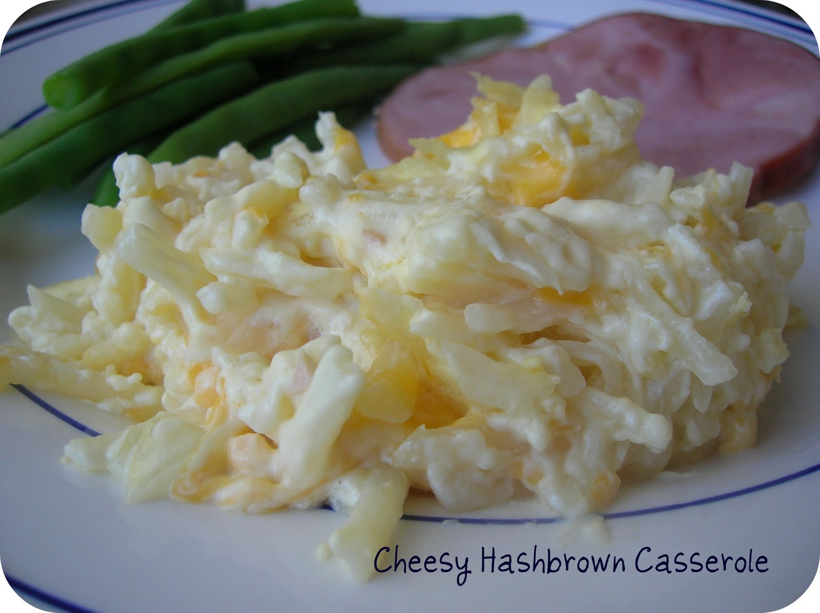Cheesy Hashbrown Potato Casserole {Funeral Potatoes} Six Sisters' Stuff