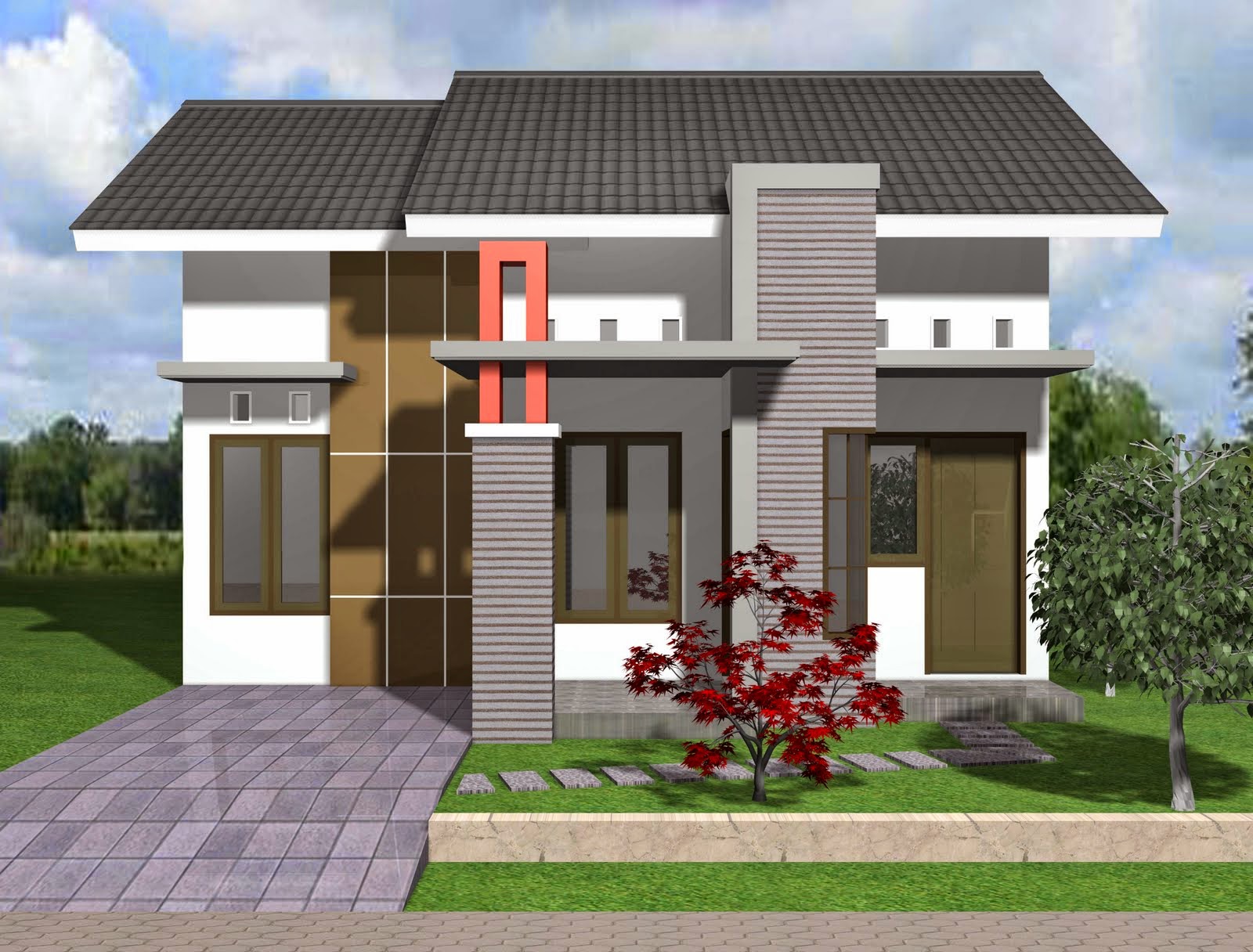 9 Desain Rumah Minimalis Type 36/72 Paling Update&hellip;!!! Rumah