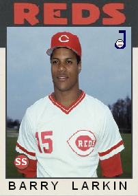 barry larkin 1986 topps traded cards