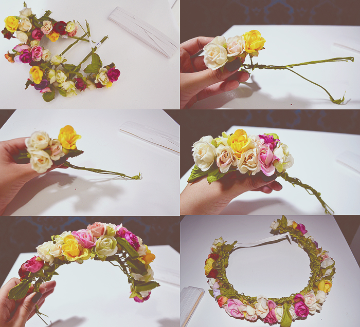 Poivron Rouge Tiaras de flores. (tutorial)