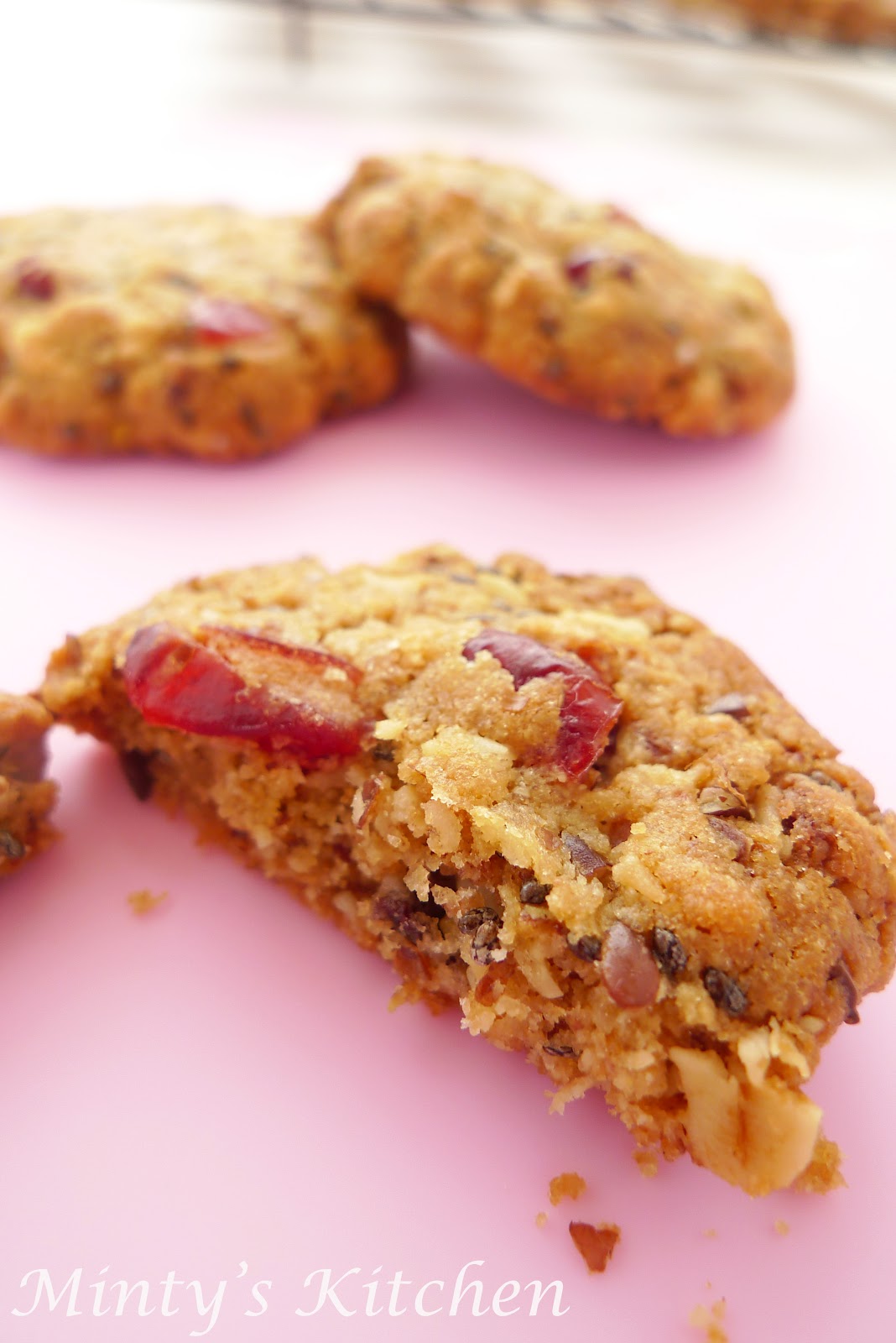 Minty's Kitchen ChocolateDried Cranberry Cookies