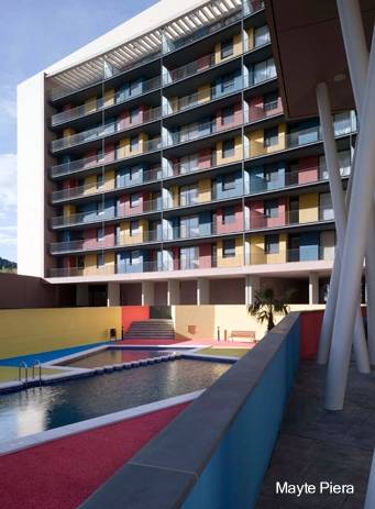 Natatorio comunitario al aire libre