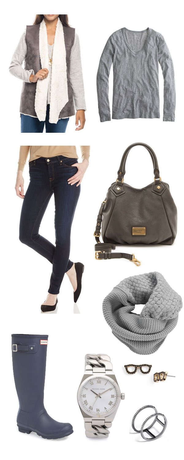 My LuxeFinds Style Guide How to Style a Faux Fur Vest