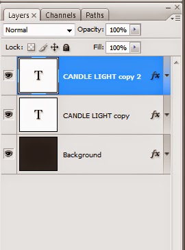 Create a Candle Light Text Effect In Photoshop