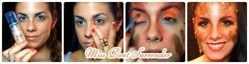 Maquillaje Hada del Sol por Miss Dont Surrender collage