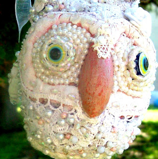 Подвеска в стиле шебби-шик " Совушка"