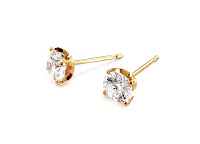 古いスタッドピアスをすっきりとしたピアスにプチ変身させる。