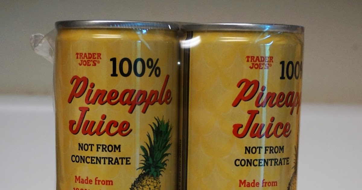 Exploring Trader Joe's Trader Joe's Pineapple Juice (canned)