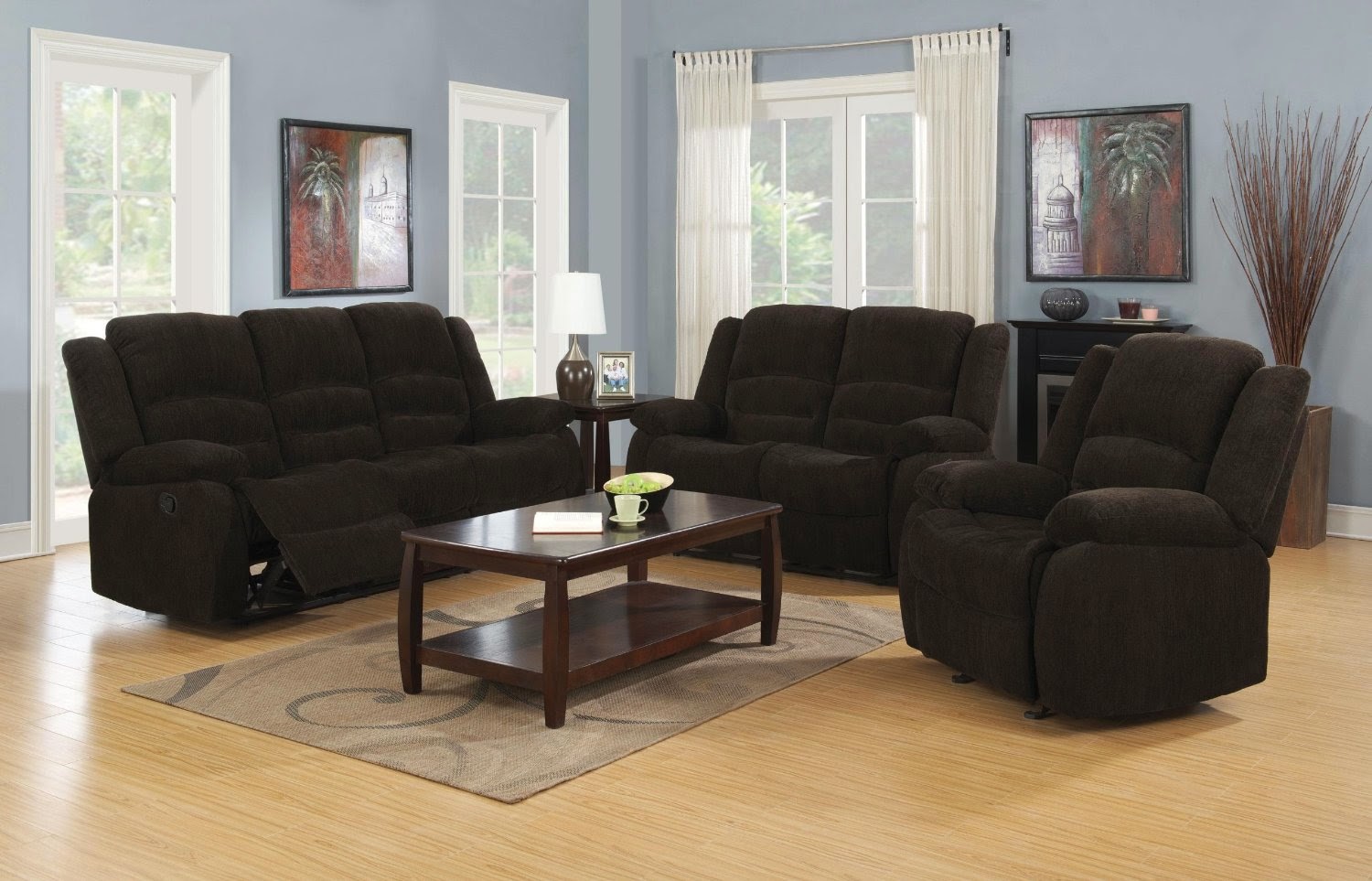 Reclining Sofa And Loveseat Reveiws Best Leather Chocolate Catner Enterprise Chenille Reclining Sectional Sofa