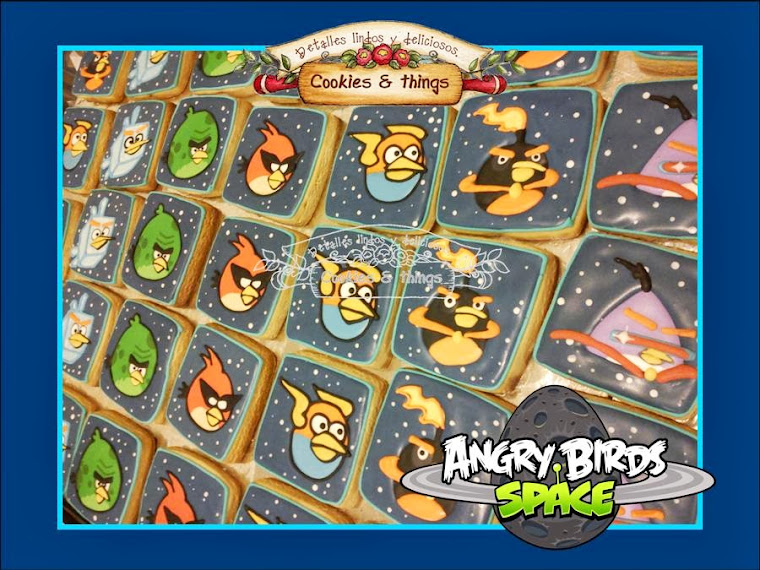 Angry birds space cookies