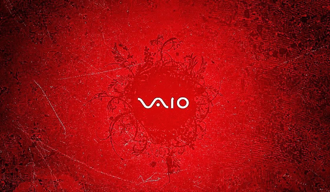 Red Wallpaper Vaio Background