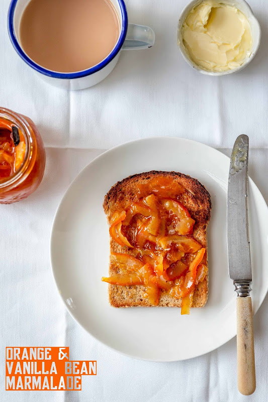 Milk and Honey Orange and Vanilla Bean Marmalade