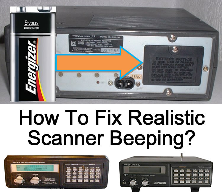 How To Fix Loud Beeping On Any Realistic Scanner How To Fix & Repair