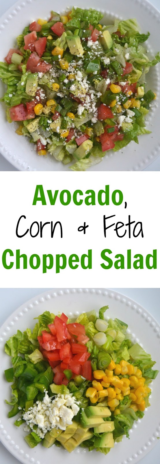 Avocado, Corn and Feta Chopped Salad The Nutritionist Reviews