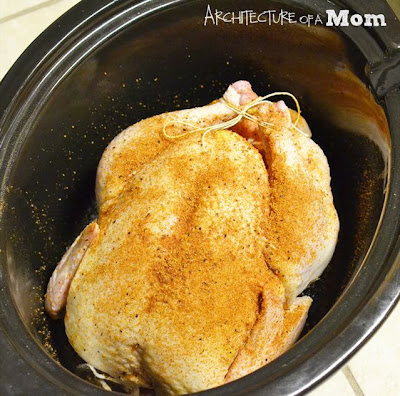 Rotisserie Chicken in a Slow Cooker