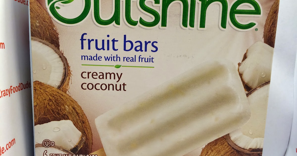 Crazy Food Dude Review Edy's (Dreyer's) Outshine Creamy Coconut Fruit Bars