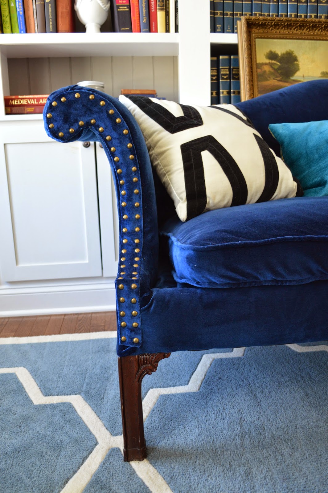 Right up my alley The Courage To Reupholster A Sofa and (a Sort of) How To