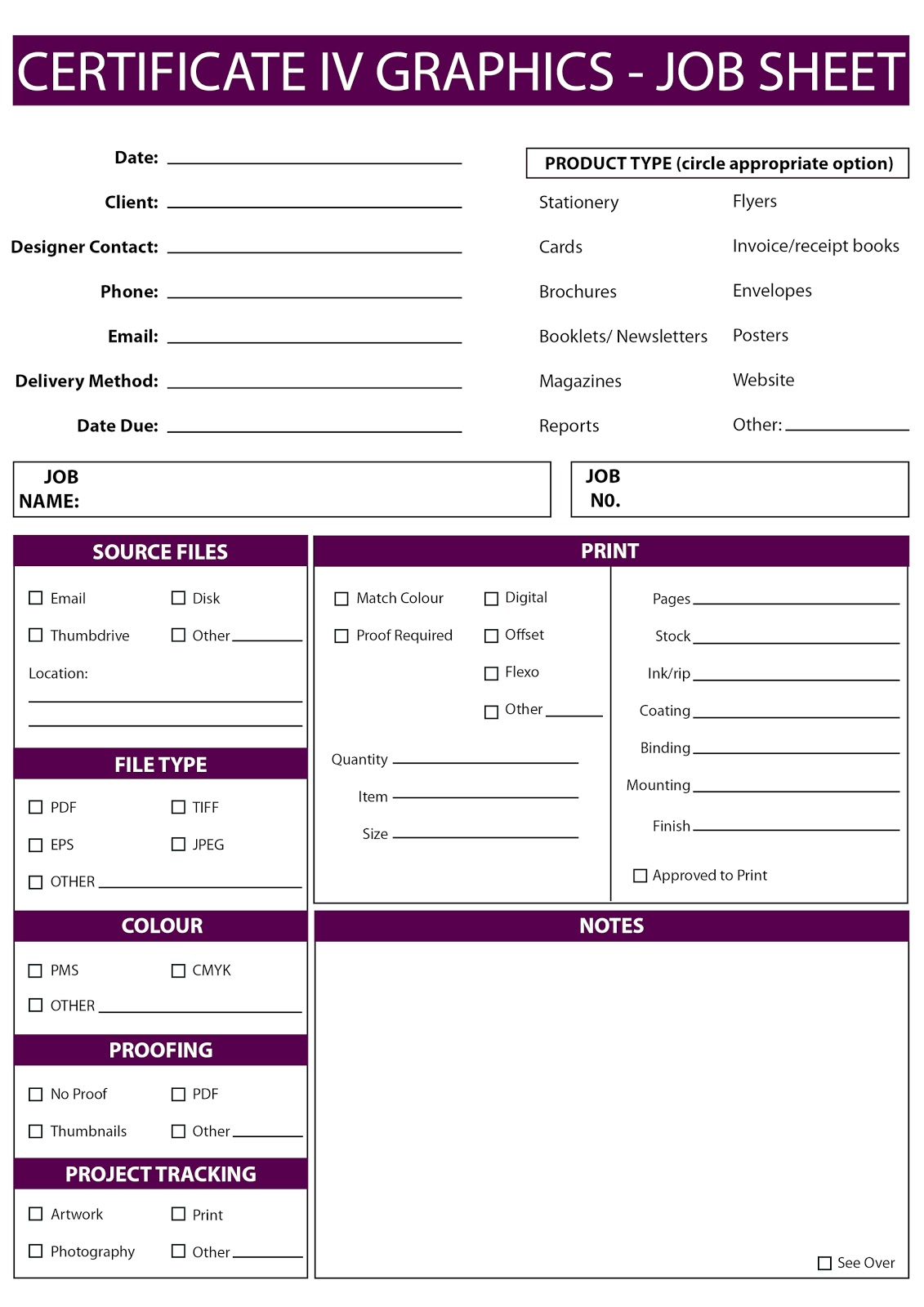 01 Assessment Job Sheet esther mclaren