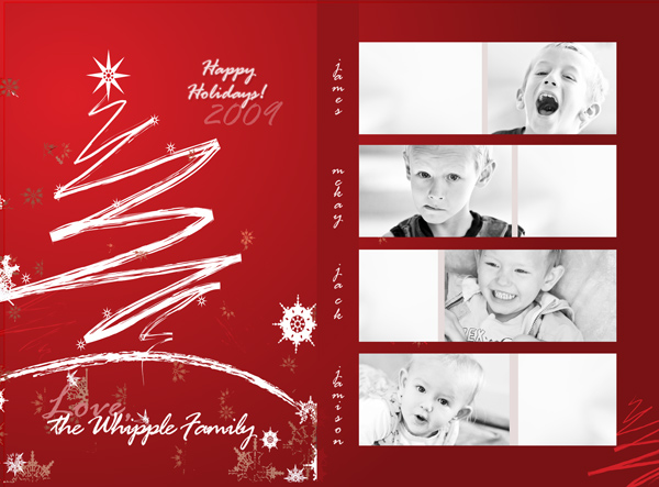Photo Christmas Cards in Photoshop