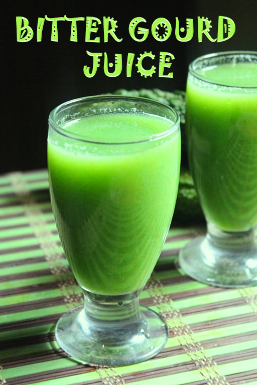 YUMMY TUMMY Bitter Gourd Juice Recipe / Bitter Melon (Karela) Juice
