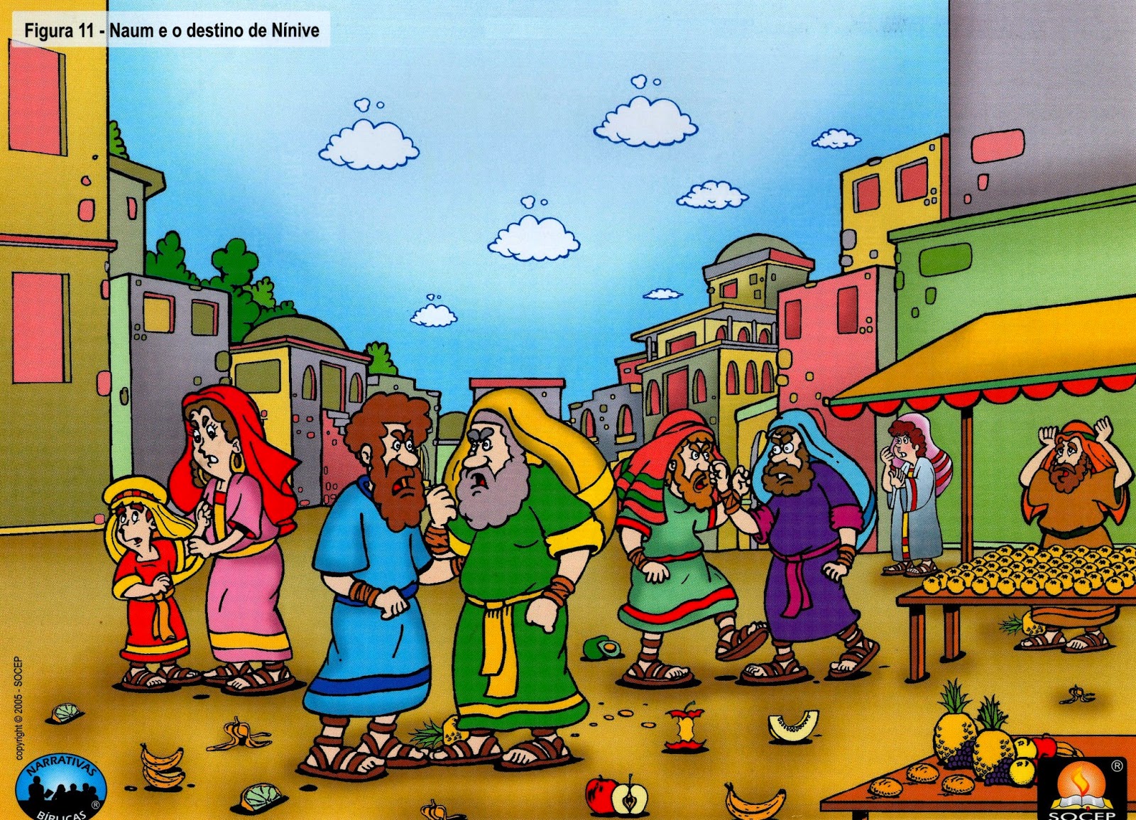 Escola Dominical Infantil Narrativas bíblicas 8 O profeta Naum e o