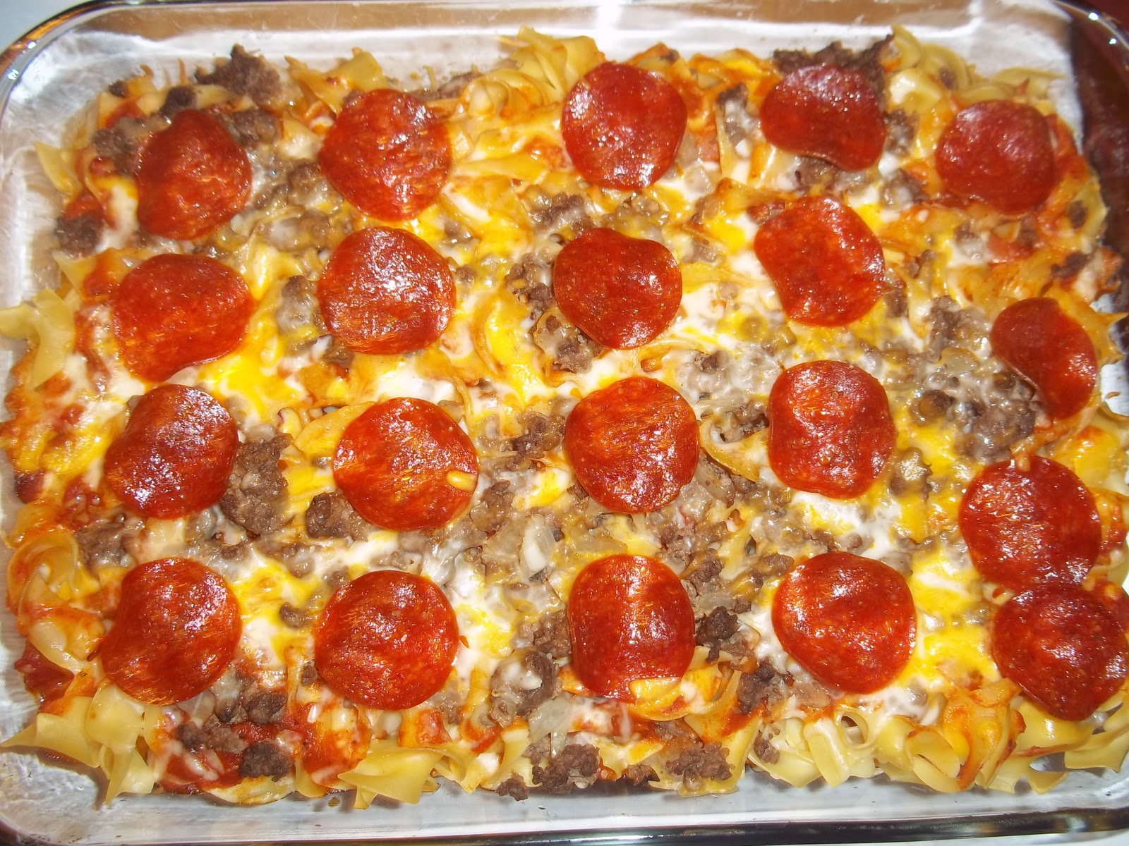 The Daily Smash Pizza Noodle Casserole