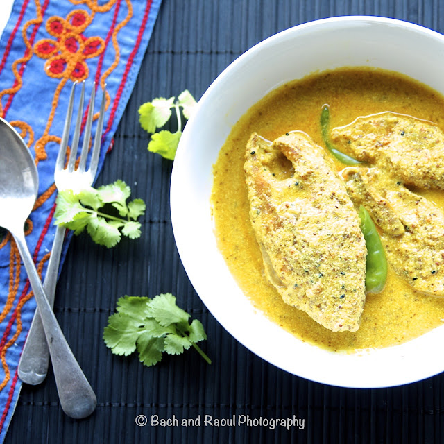 Bengali Shorshe Bata Maach - Mustard Fish