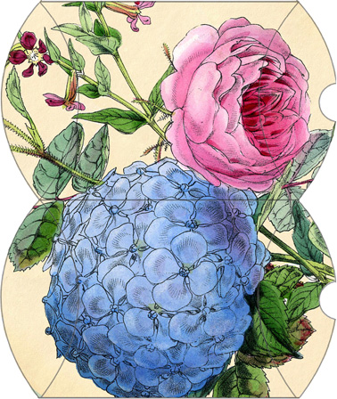 Wild@heart: Friday freebie - hydrangea rose pillow box