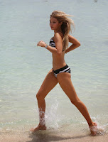 Gigi Hadid running