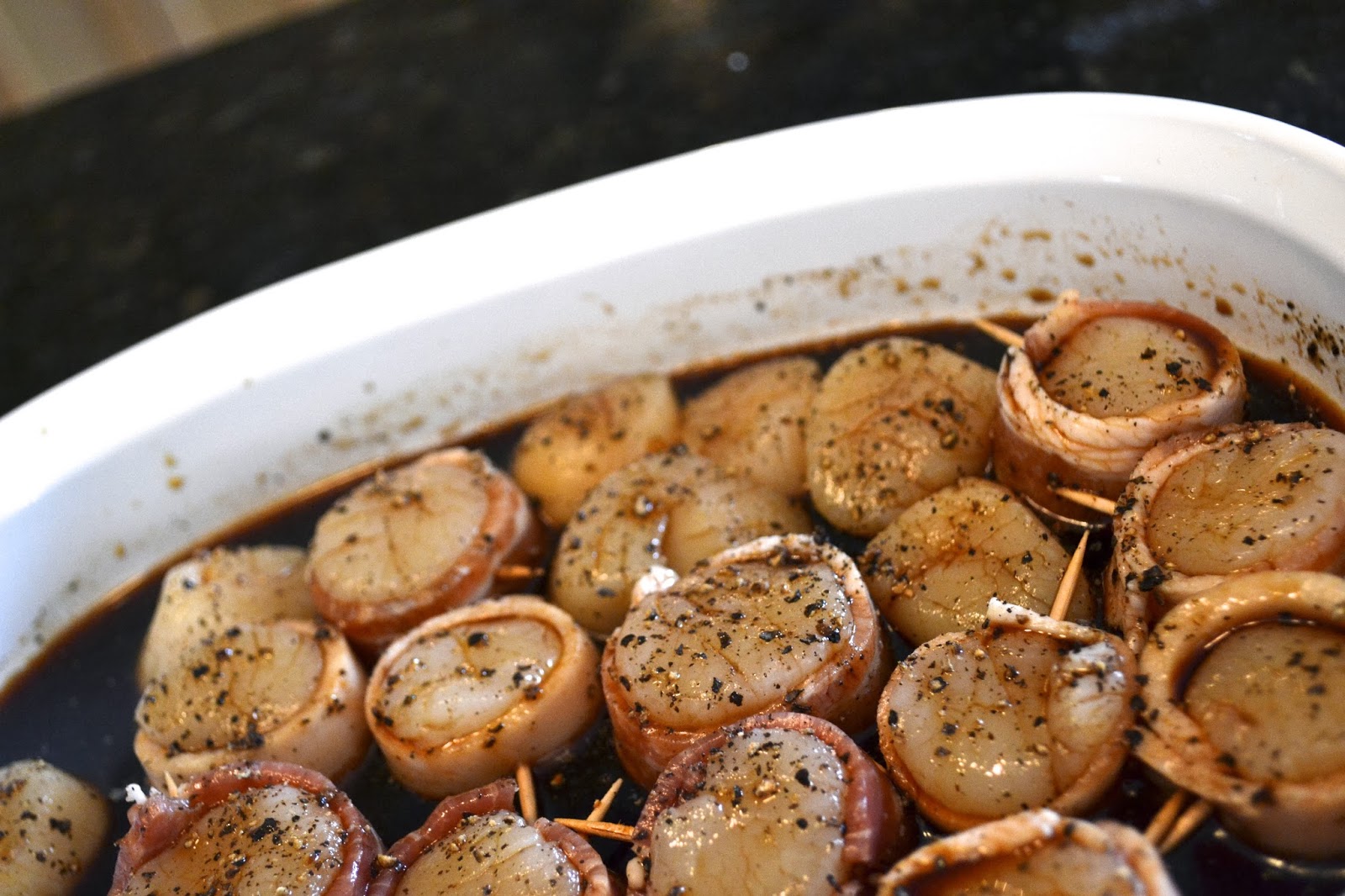 My Effing Cookbook BACON and scallops
