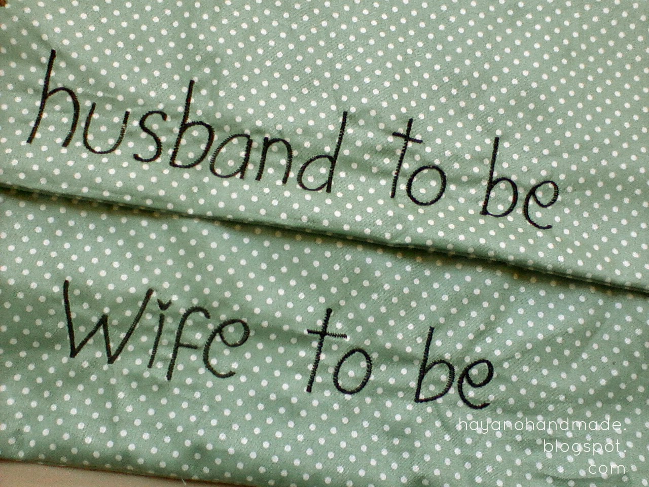 hayano handmade say it with statement pillow