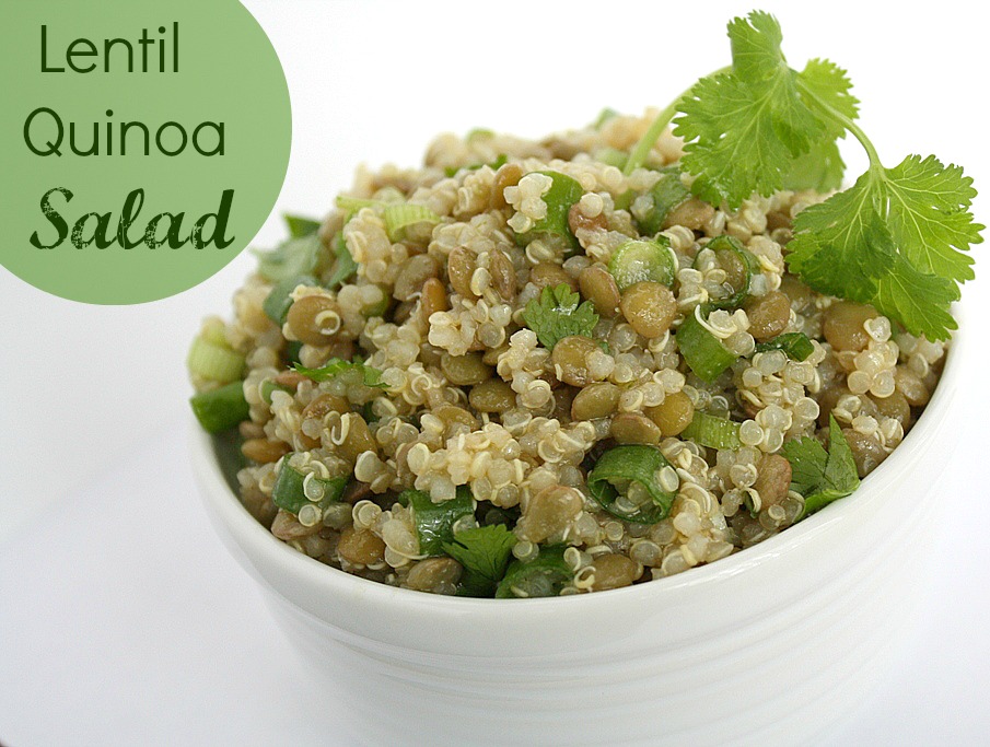 The Garden Grazer Lentil Quinoa Salad