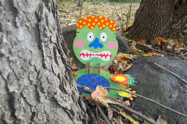 Explore Monsters in a Pretend Play Monster Hunt Outdoor Creative Play