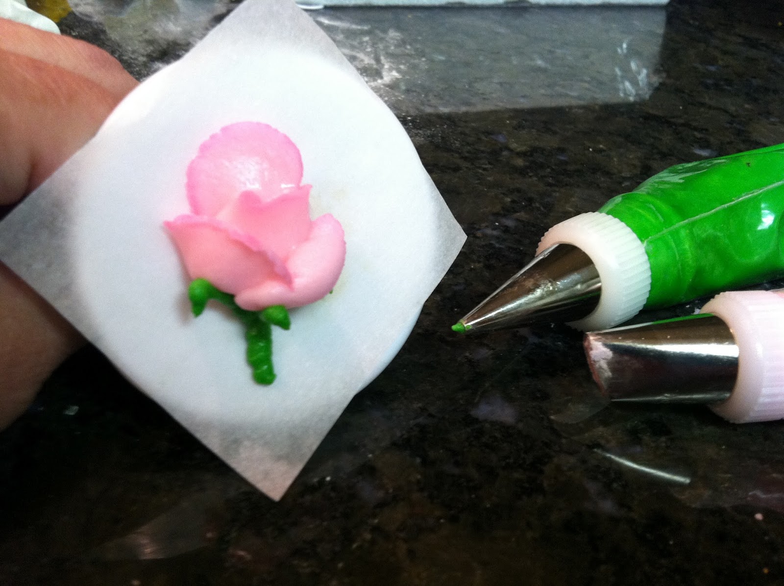 The Iced Queen Royal Icing Half Rose