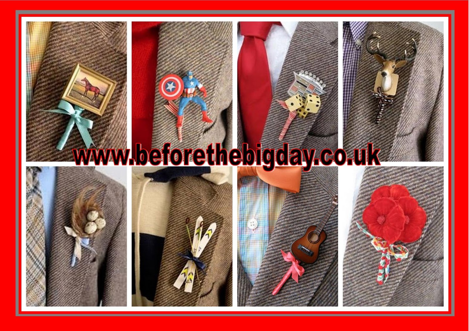 Elect Training Academy Buttonholes for weddings