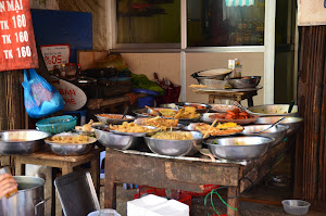 Een straat keuken in Hanoi