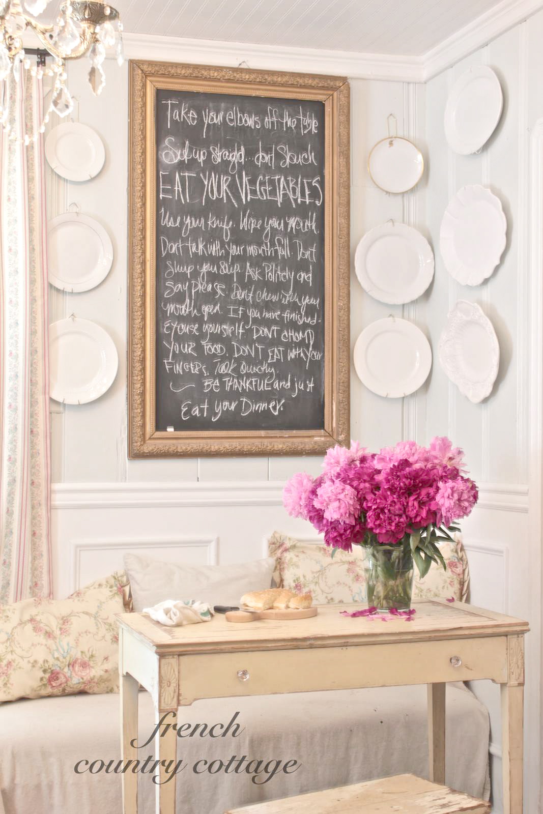 Making a Chalkboard FRENCH COUNTRY COTTAGE