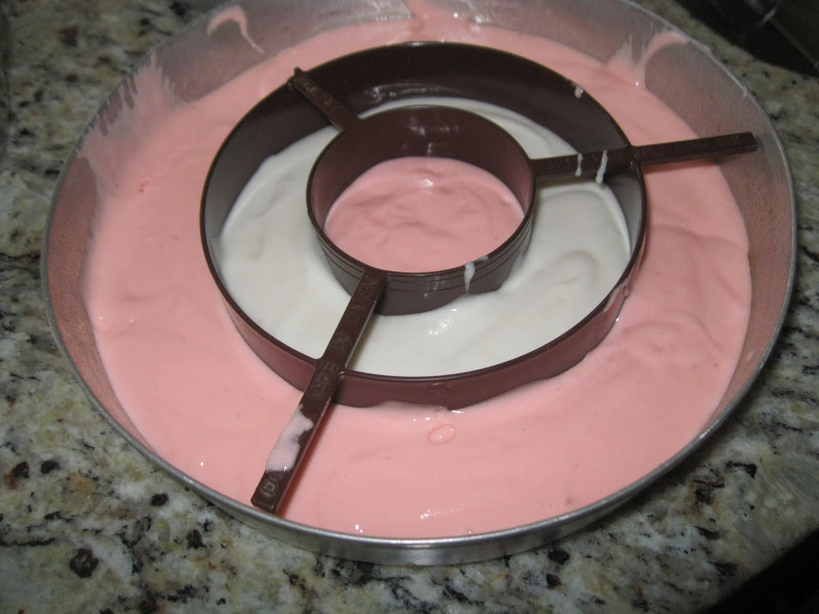 Pandora's Box Checkerboard Cake