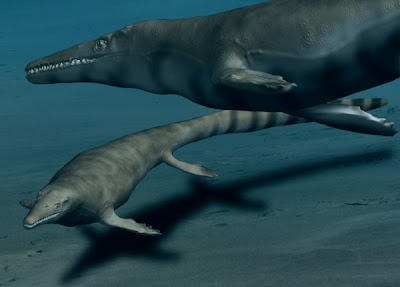 reptiles marinos prehistoricos Mosasaurus