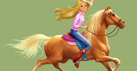 barbie horse cartoon