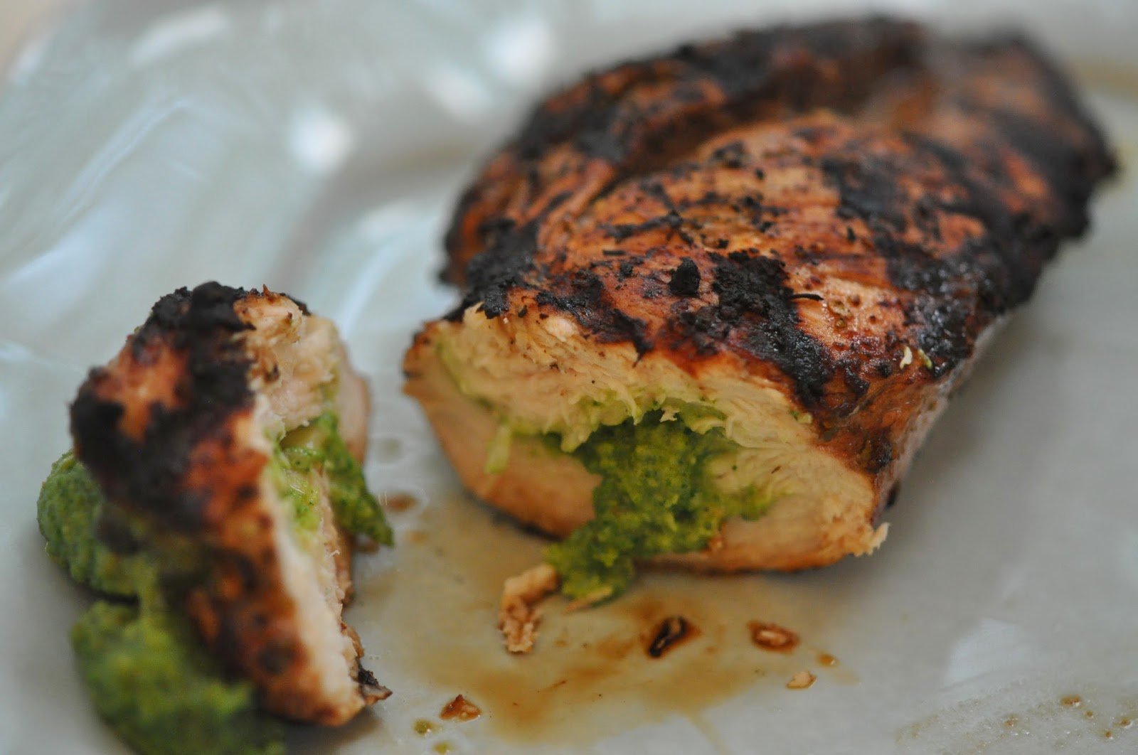 Life of a Wise Wife Spinach Pesto Stuffed Chicken