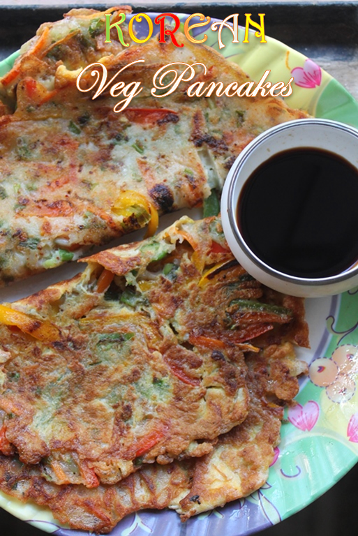 Korean Vegetable Pancakes with Easy Soy Dipping Sauce Yummy Tummy