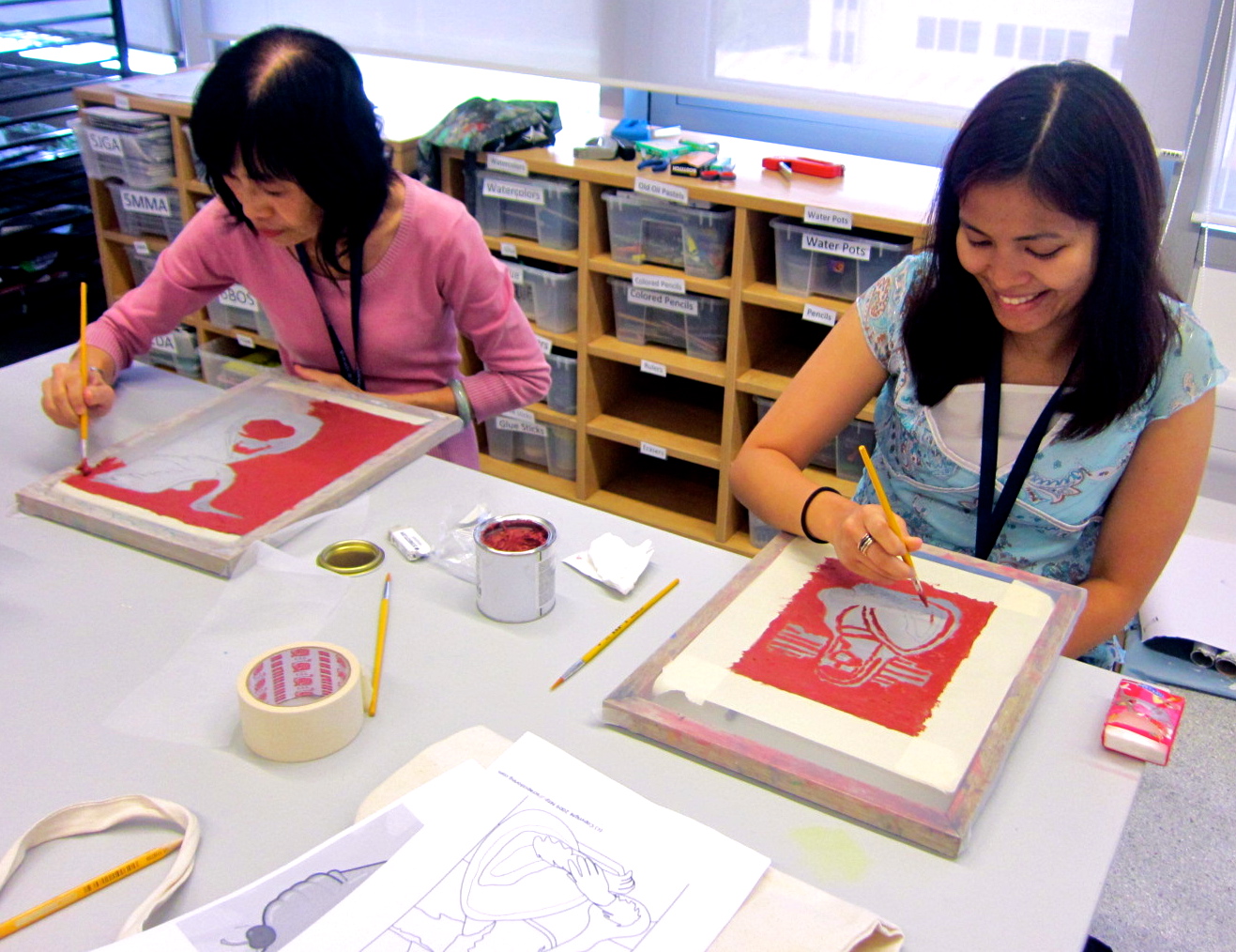cakecrushonthetown Teacher Screen Printing 101.